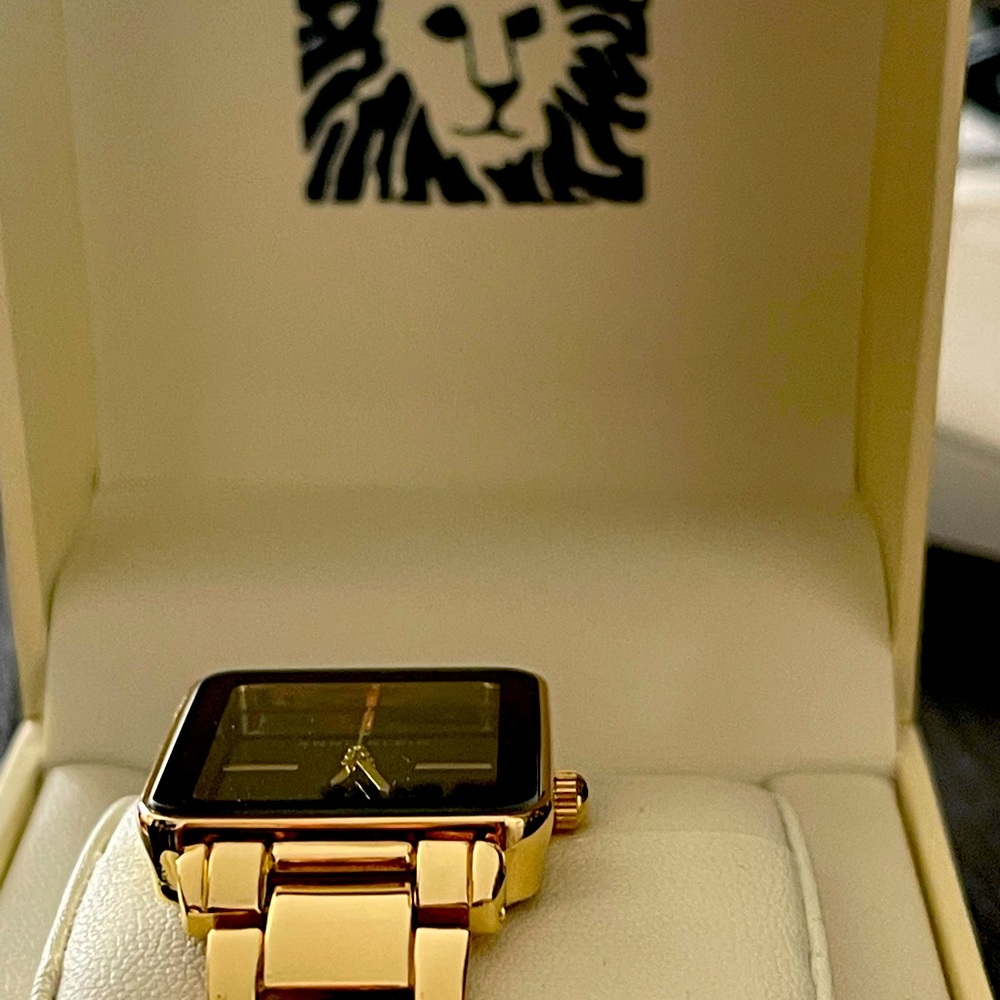 Ann Klein gold bracelet watch